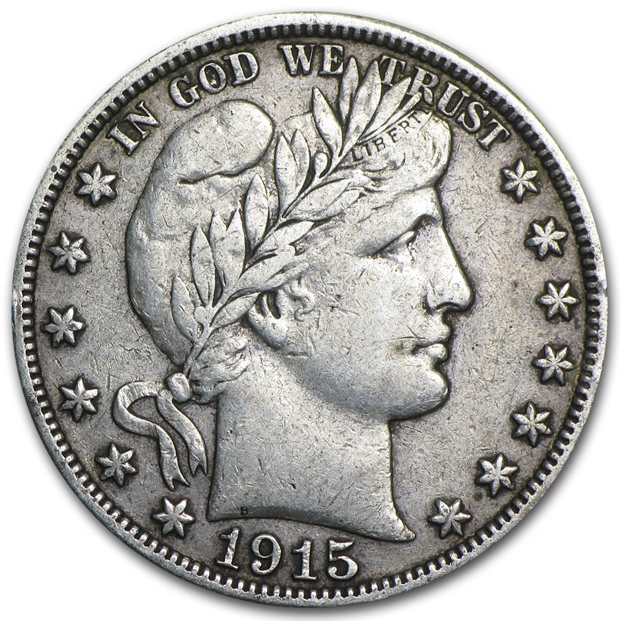 Buy 1915S Barber Half Dollar XF APMEX