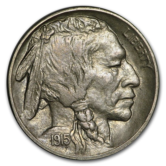 1915-S Buffalo Nickel AU