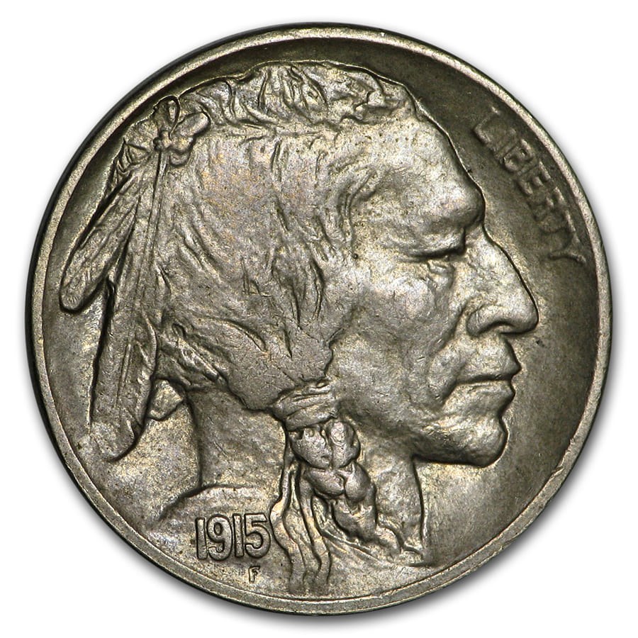 1915-S Buffalo Nickel AU