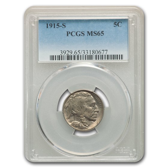 1915-S Buffalo Nickel MS-65 PCGS 1915-S Buffalo Nickel MS-65 PCGS