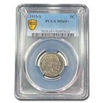 1915-S Buffalo Nickel MS-65+ PCGS