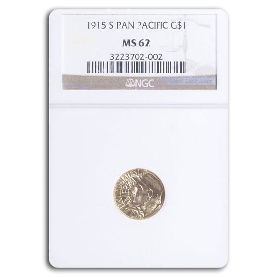 1915-S Gold $1.00 Panama-Pacific MS-62 NGC 1915-S Gold $1.00 Panama-Pacific MS-62 NGC