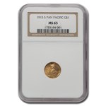 1915-S Gold $1.00 Panama-Pacific MS-65 NGC