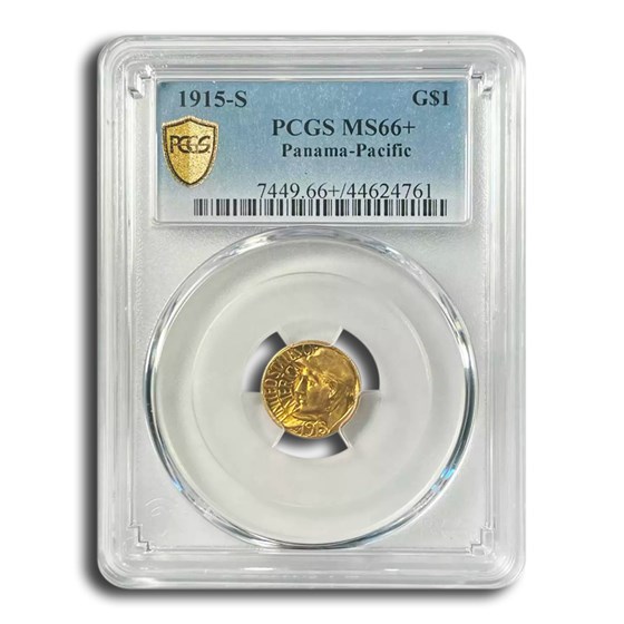 1915-S Gold $1.00 Panama-Pacific MS-66+ PCGS 1915-S Gold $1.00 Panama-Pacific MS-66+ PCGS