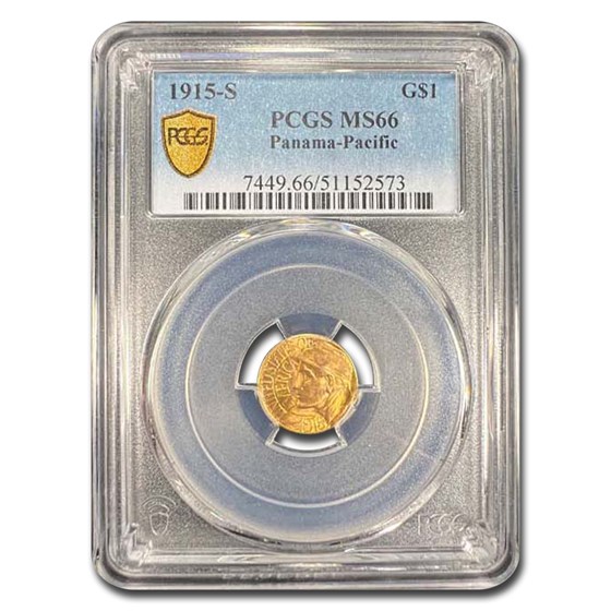 1915-S Gold $1.00 Panama-Pacific MS-66 PCGS 1915-S Gold $1.00 Panama-Pacific MS-66 PCGS