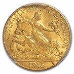 1915-S Gold $2.50 Panama-Pacific MS-62 PCGS