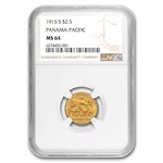 1915-S Gold $2.50 Panama-Pacific MS-64 NGC