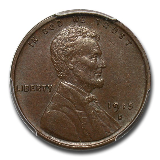 1915-S Lincoln Cent AU-58 PCGS 1915-S Lincoln Cent AU-58 PCGS
