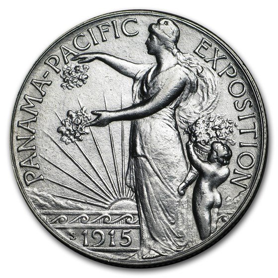 1915-S Panama-Pacific Expo Half AU 1915-S Panama-Pacific Expo Half AU