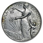 1915-S Panama-Pacific Expo Half Dollar AU