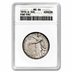 1915-S Panama-Pacific Half Dollar MS-64 ANACS (Old Holder)