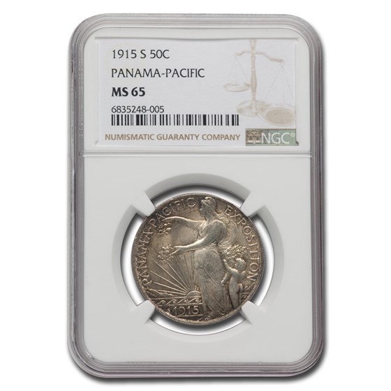 1915-S Panama Pacific Half Dollar MS-65 NGC