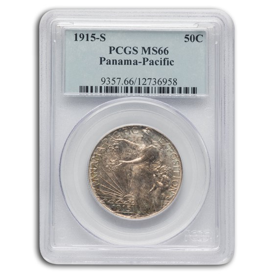 1915-S Panama-Pacific Half Dollar MS-66 PCGS 1915-S Panama-Pacific Half Dollar MS-66 PCGS