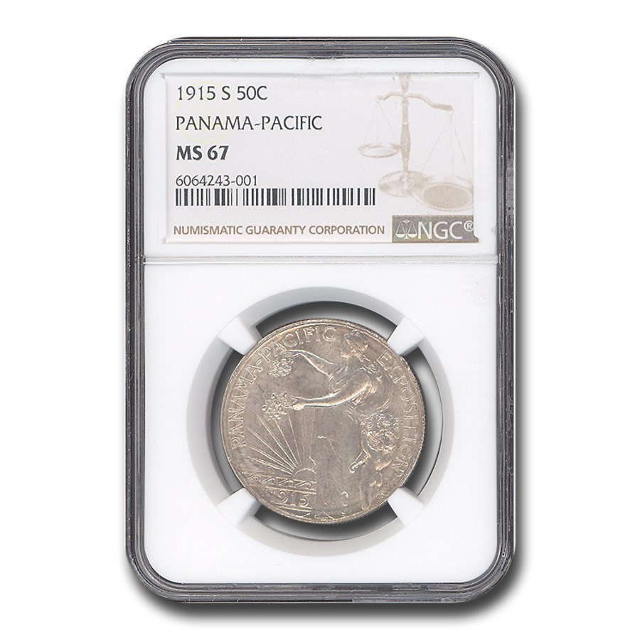 1915-S Panama Pacific Half Dollar MS-67 NGC