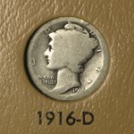 1916-1945 Complete Mercury Dime Set in Dansco Album