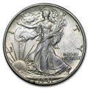 1916-1947 Walking Liberty Half Dollar AU (Random)