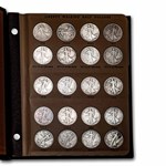 1916-1947 Walking Liberty Half Dollar Avg Circ Set (Dansco Album)