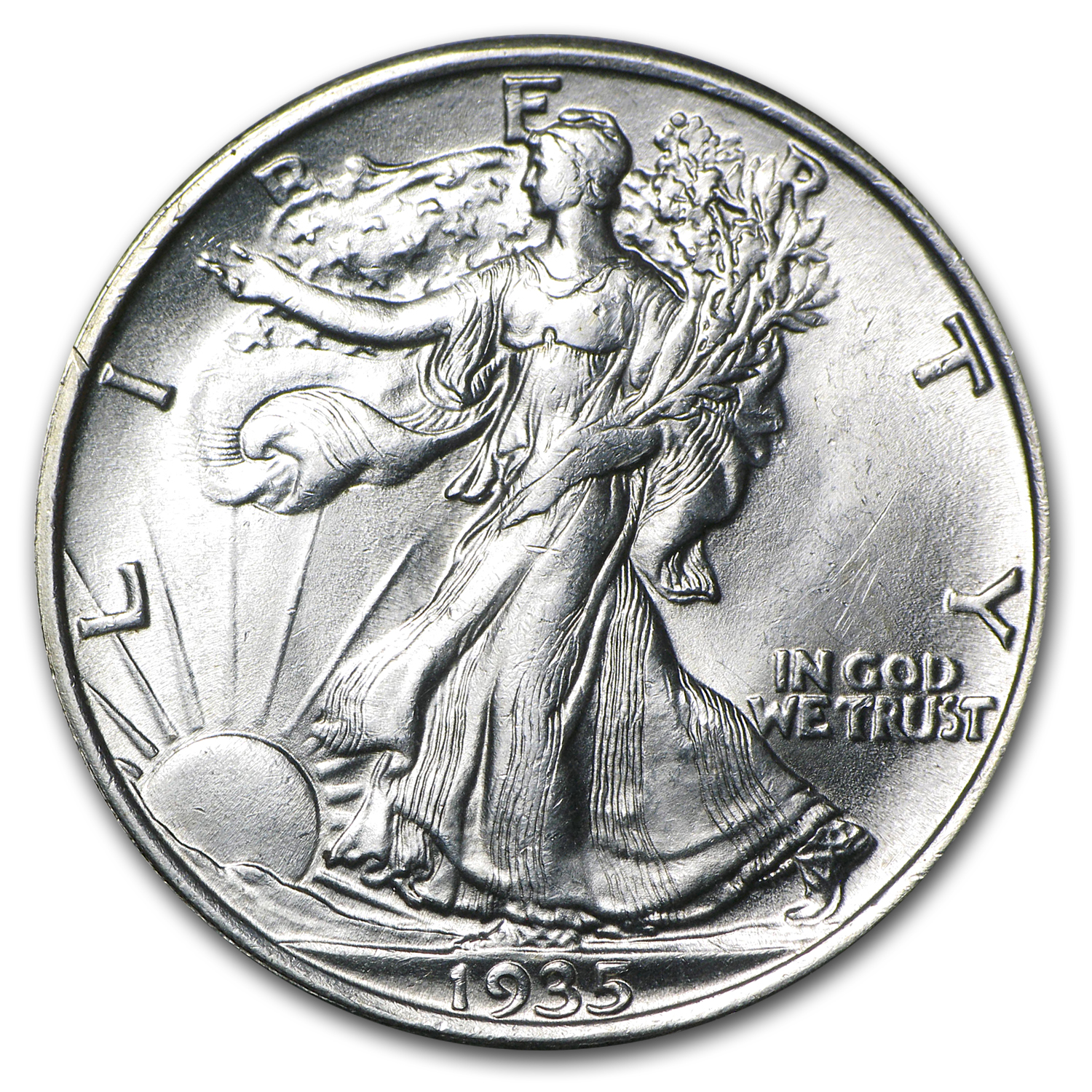 1916-1947 90% Silver Walking Liberty Half Dollars $100 Face-Value Bag Half Dollar Very Good 