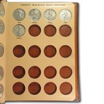 1916-1947 Walking Liberty Half Dollar Complete Set (Cleaned)