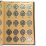 1916-1947 Walking Liberty Half Dollar Complete Set (Cleaned)