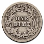 1916 Barber Dime 50-Coin Roll Avg Circ