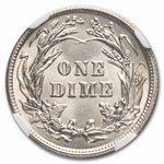 1916 Barber Dime MS-64 NGC