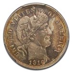 1916 Barber Dime MS-64 PCGS