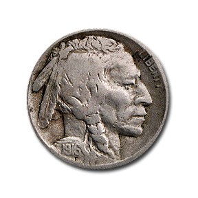 1916 Buffalo Nickel Fine