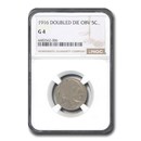 1916 Buffalo Nickel Good-4 NGC (Doubled Die Obverse)