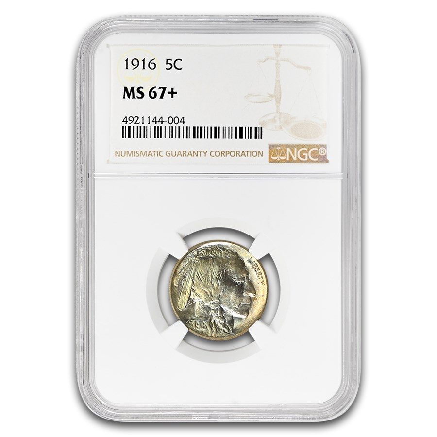 1916 Buffalo Nickel MS-67+ NGC