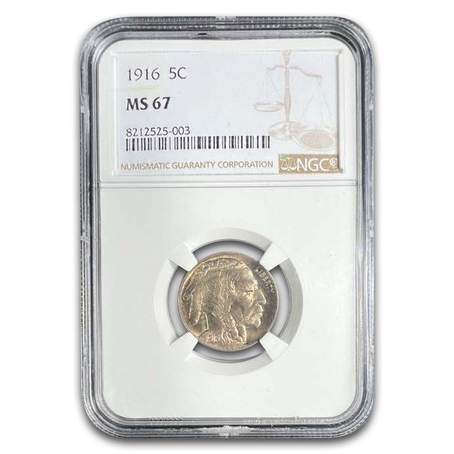1916 Buffalo Nickel MS-67 NGC