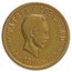 1916 Cuba Gold 4 Peso Jose Marti Avg Circ
