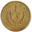 1916 Cuba Gold 4 Peso Jose Marti Avg Circ