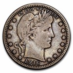 1916-D Barber Quarter VF