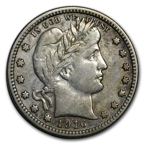 1916-D Barber Quarter XF 1916-D Barber Quarter XF
