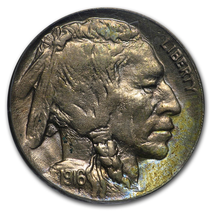 1916-D Buffalo Nickel AU
