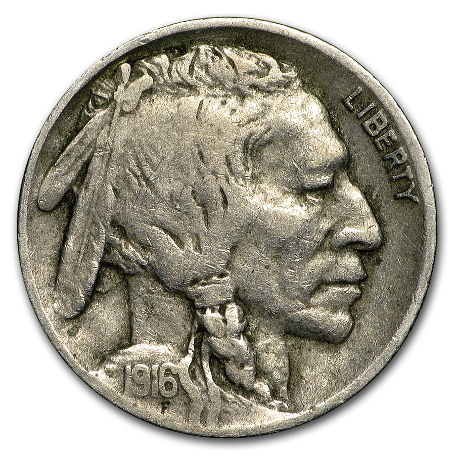 1916-D Buffalo Nickel Fine