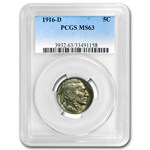 1916-D Buffalo Nickel MS-63 PCGS