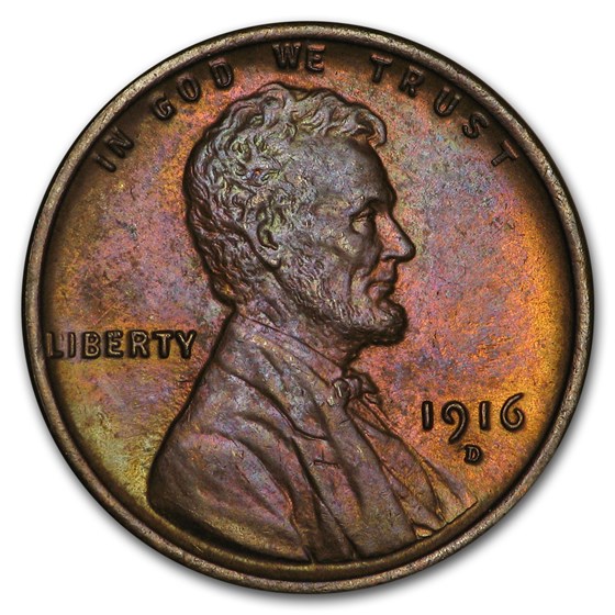 1916-D Lincoln Cent BU (Brown) 1916-D Lincoln Cent BU (Brown)