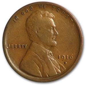 1916-D Lincoln Cent Fine 1916-D Lincoln Cent Fine