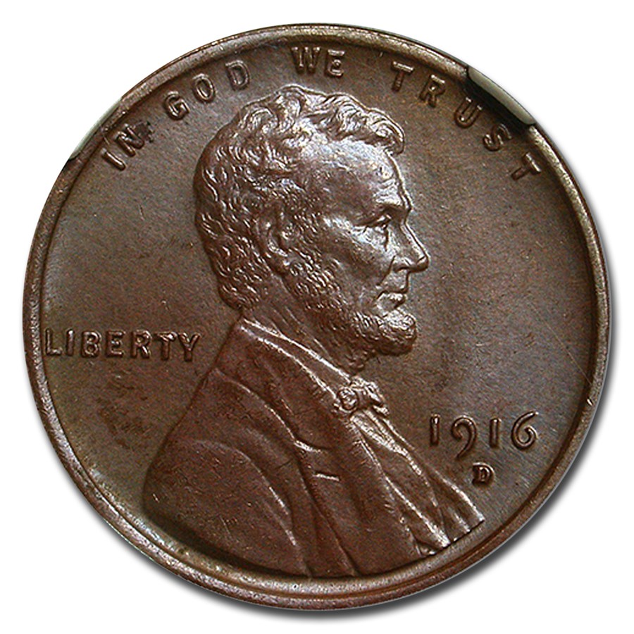 1916-D Lincoln Cent MS-65 NGC (Brown)
