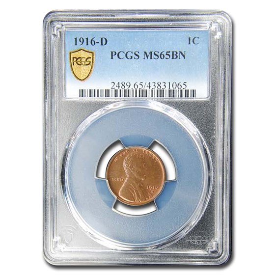 1916-D Lincoln Cent MS-65 PCGS (Brown) 1916-D Lincoln Cent MS-65 PCGS (Brown)