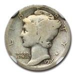 1916-D Mercury Dime AG-3 NGC CAC
