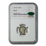 1916-D Mercury Dime AG-3 NGC CAC