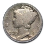 1916-D Mercury Dime AG-3 PCGS