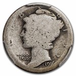 1916-D Mercury Dime Fair-2 PCGS