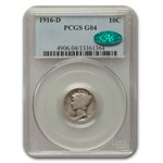 1916-D Mercury Dime Good-4 PCGS CAC