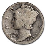 1916-D Mercury Dime Good-4 PCGS