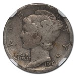 1916-D Mercury Dime Good-6 NGC
