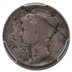 1916-D Mercury Dime Good-6 PCGS